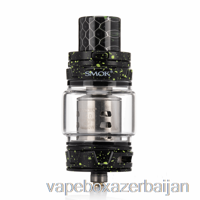 E-Juice Vape SMOK TFV12 Prince Sub-Ohm Tank Black w/ Green Spray